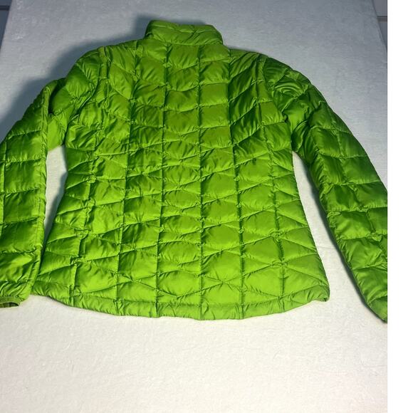 Marmot Puffer Jacket Womens Green Goose Down Fill Zip Coat Size Small * See Desc - Picture 4 of 8